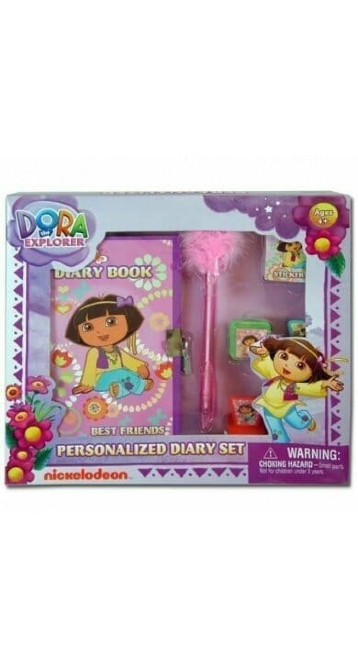 Dora the Explorer Personalised Diary Set - 7pk
