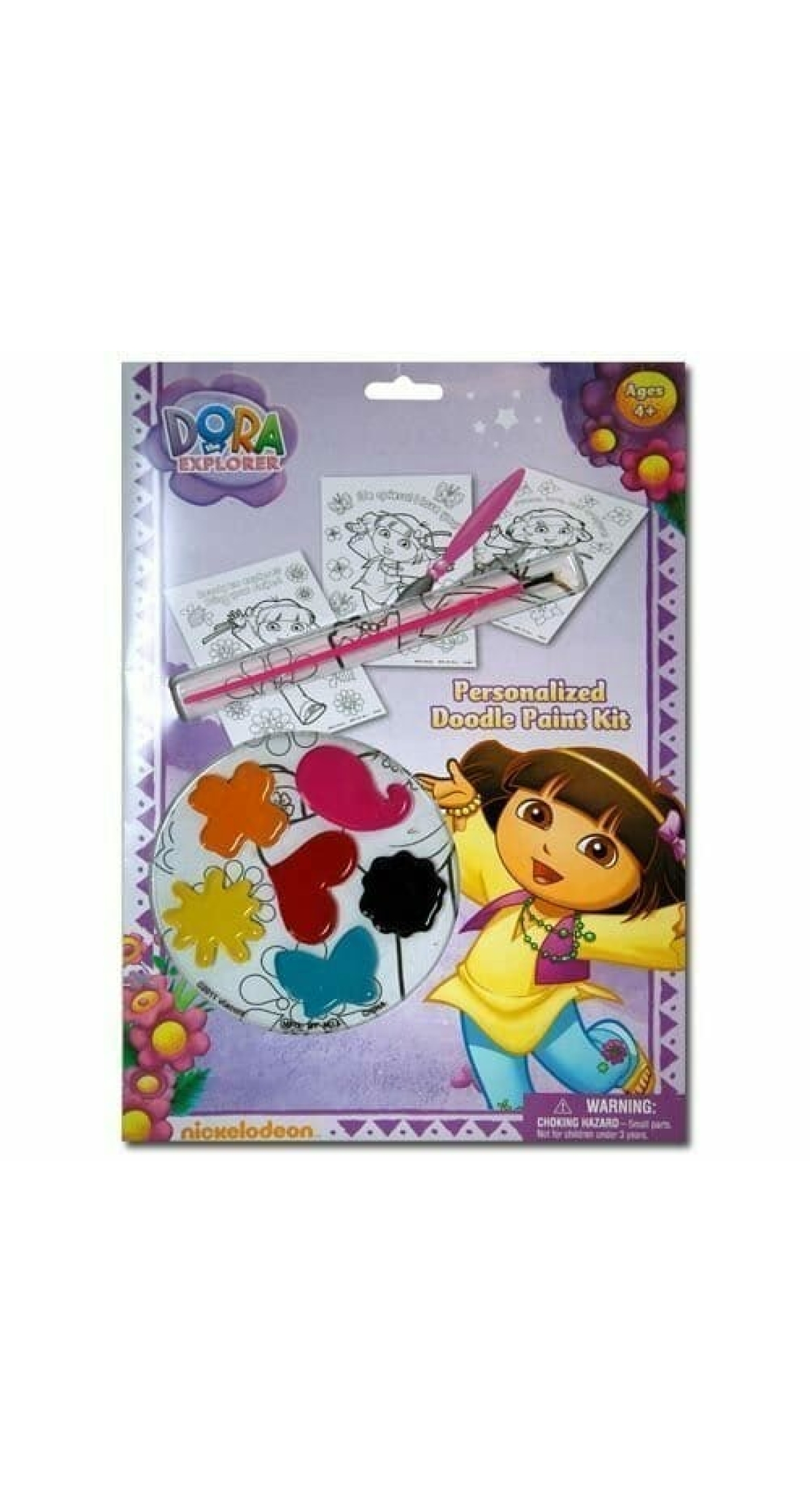 Dora the Explorer Doodle Paint Kit - 3 Sheets