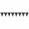 Happy Birthday Gold Sparkling Celebration Plastic Flag Banner - 3.96m