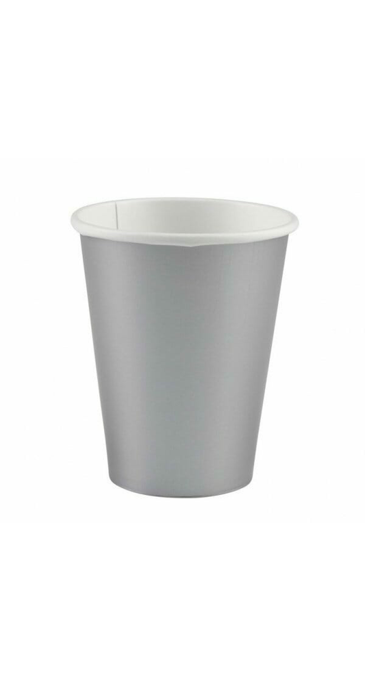 Silver - 8 x Paper Cups 266ml