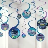 Fortnite Battle Royal Paper Swirls Decorations - 12pk