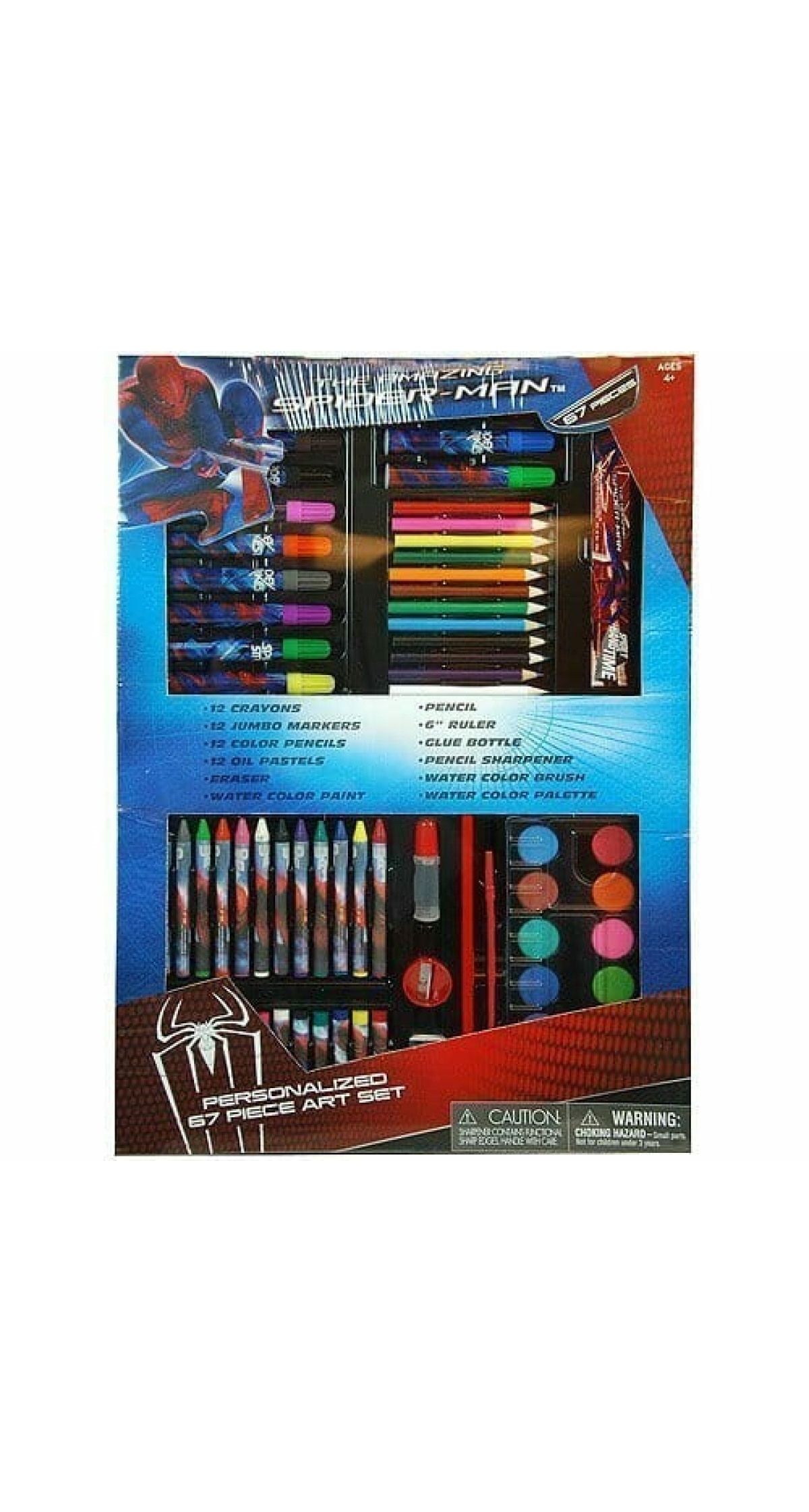 Spiderman 67 Piece Art Set