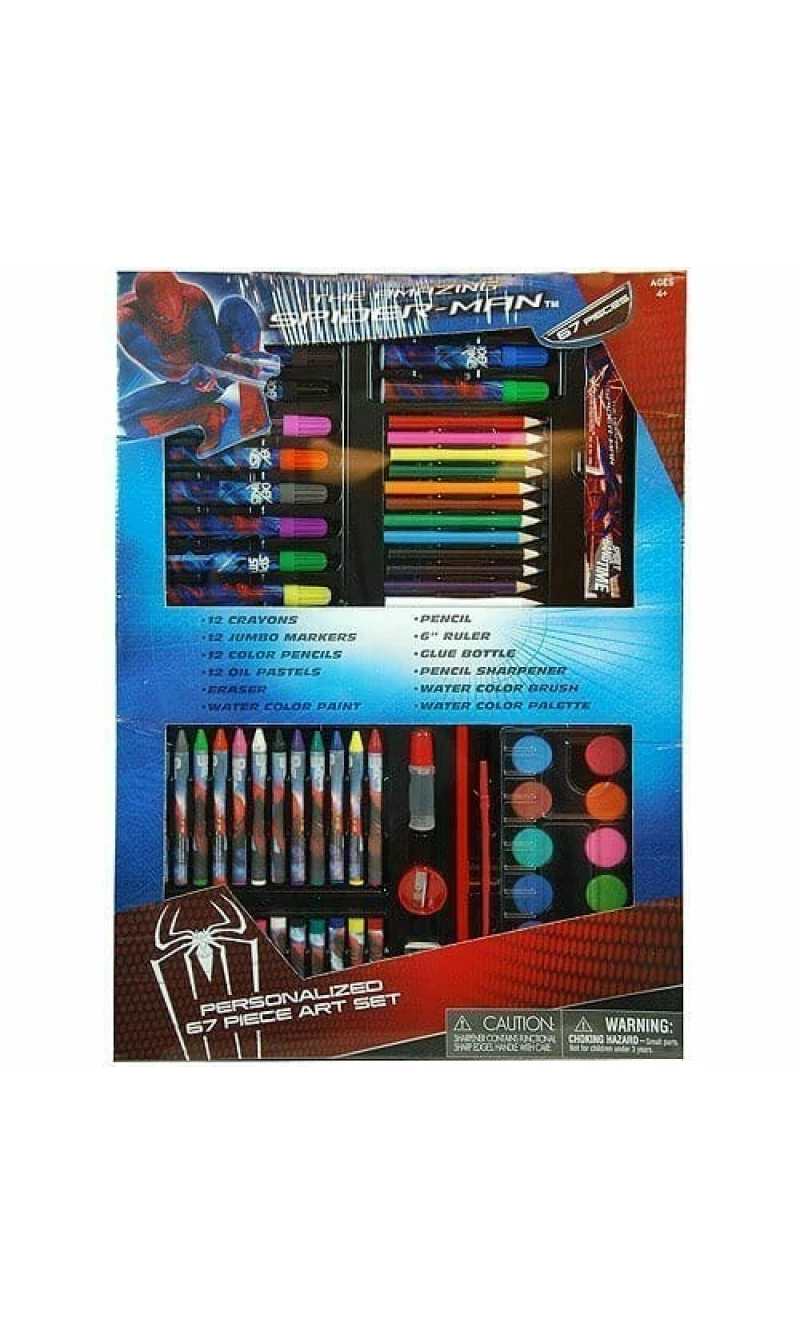 Spiderman 67 Piece Art Set