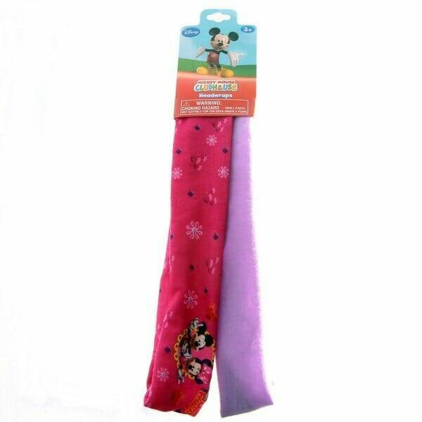 Mickey Mouse Clubhouse Pink and Purple Headwraps - 2pk