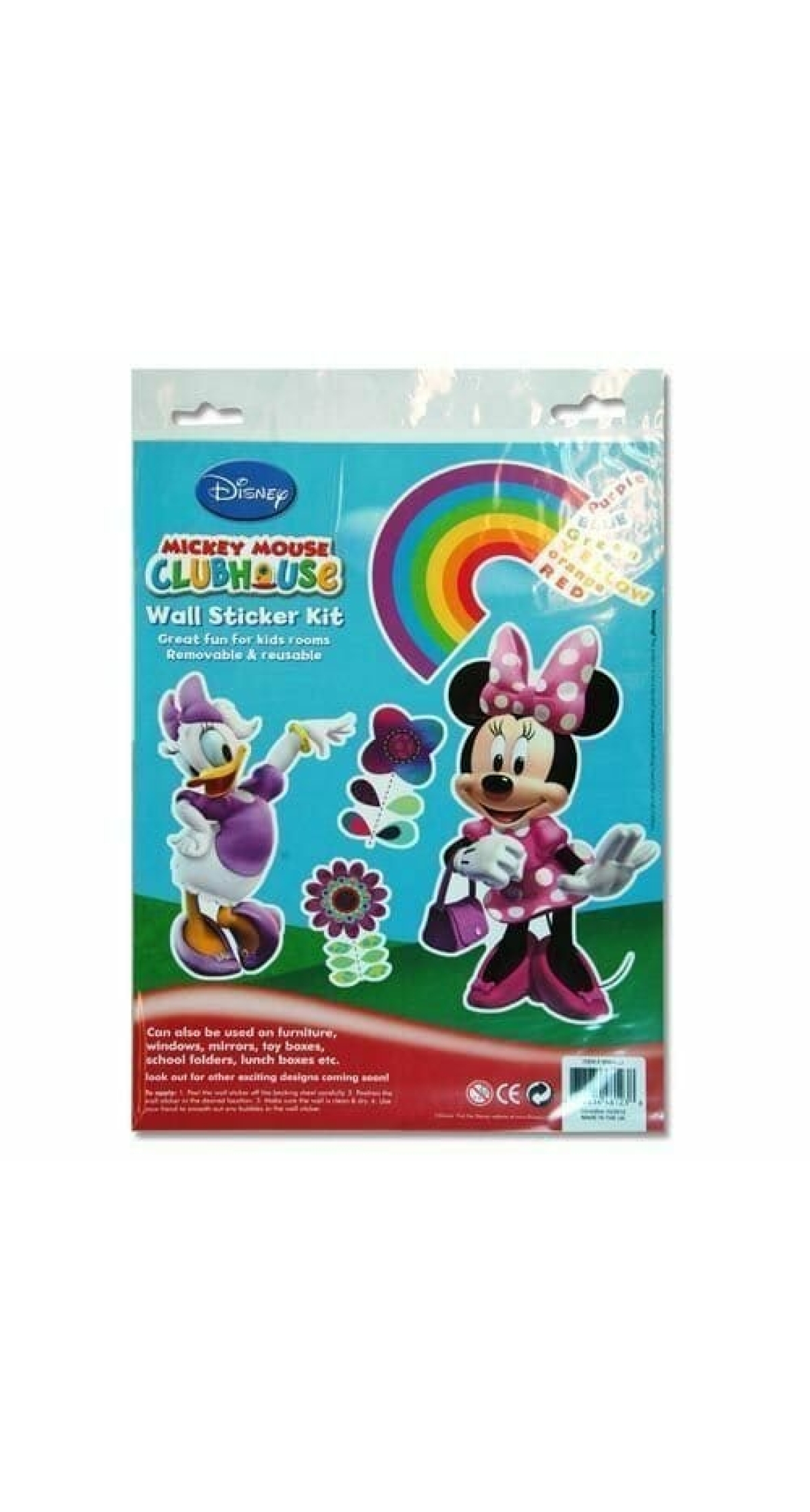 Mickey Mouse Clubhouse Wall Sticker Kit - 6pk