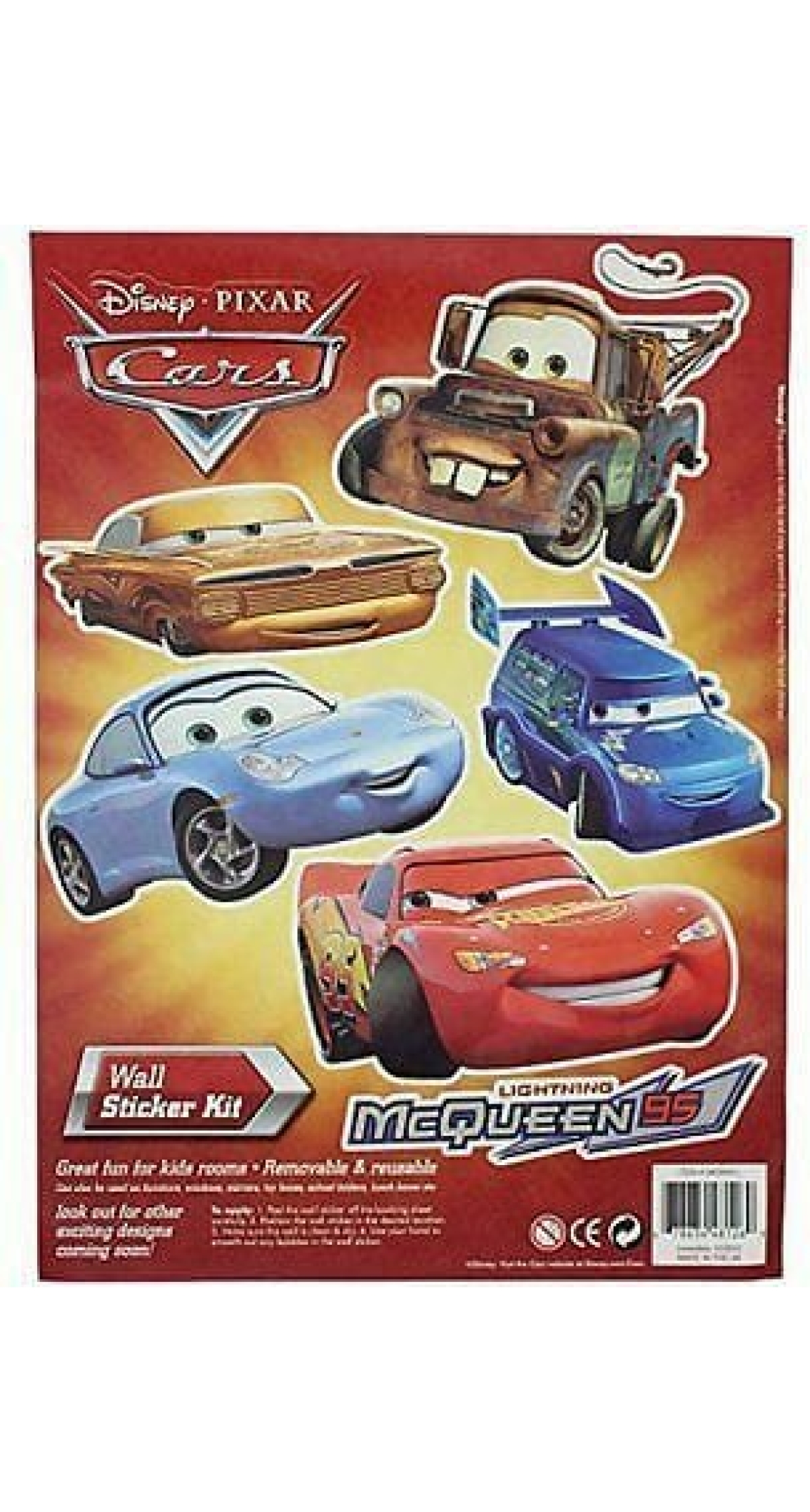 Cars Wall Sticker Kit - 7pk