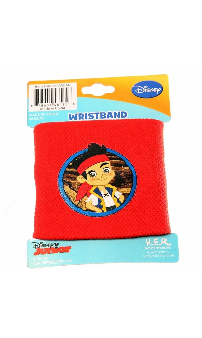 Jake and the Neverland Pirates Printed Red Wristband