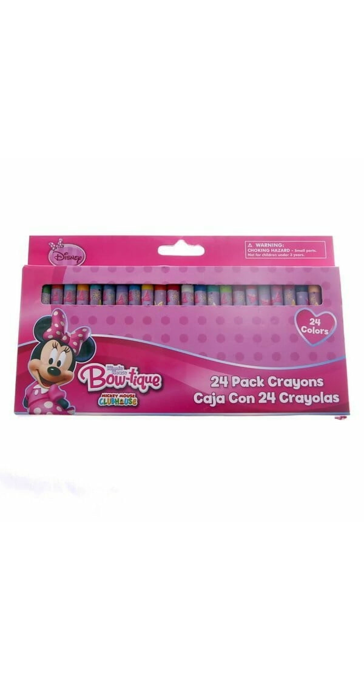 Minnie Mouse Bow-Tique Mini Crayons - 24pk