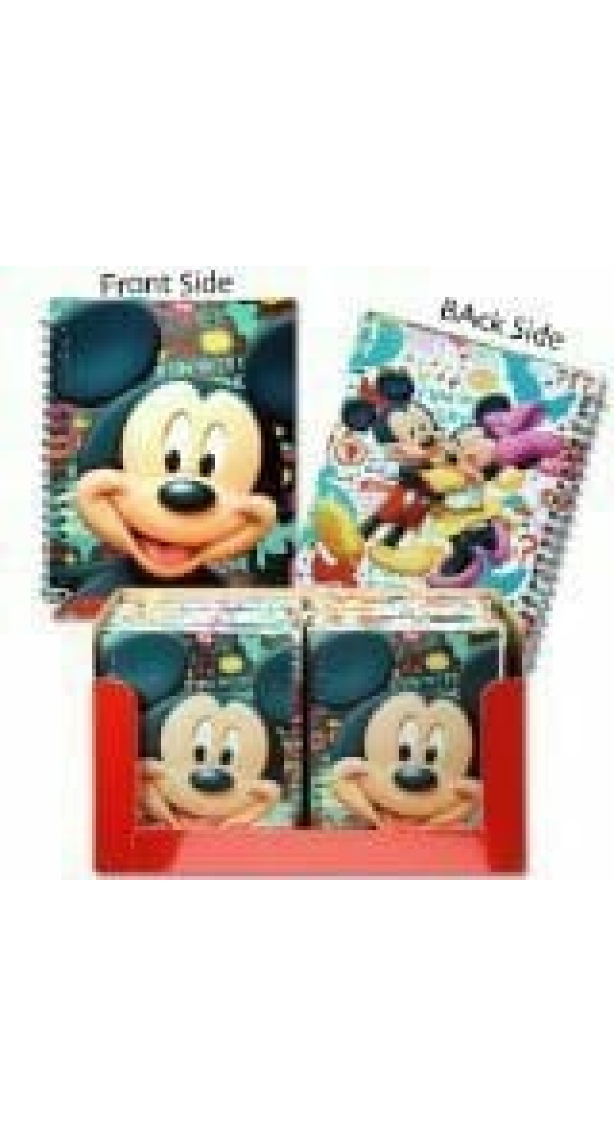 Mickey Mouse Clubhouse Spiral Hard Cover Diary - 13cm x 18cm