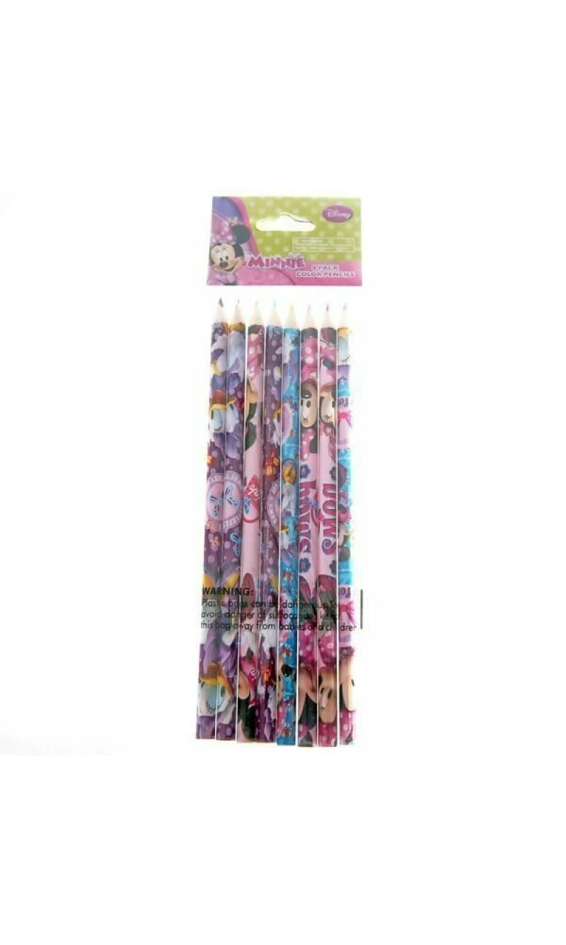 Minnie Mouse Bow-Tique Coloured Pencils - 8pk