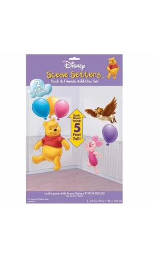 Winnie The Pooh Scene Setters Add-Ons Set 85cm x 165cm - Pooh & Friends