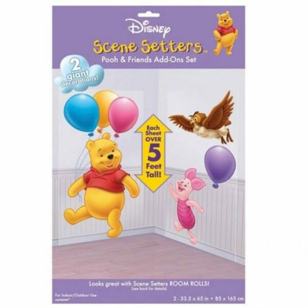 Winnie The Pooh Scene Setters Add-Ons Set 85cm x 165cm - Pooh & Friends