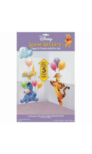 Winnie The Pooh Tiger & Friends Add-Ons Set Scene Setters - 85 x 165cm