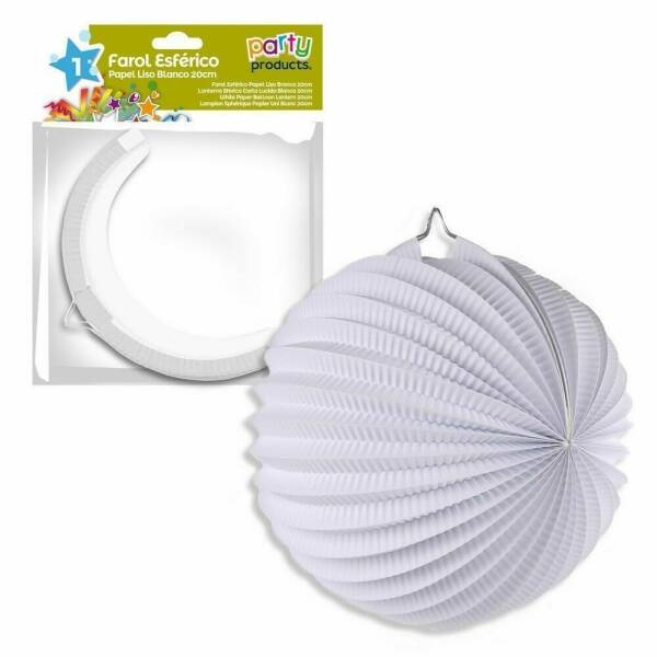 White Paper Balloon Lantern 20 cm