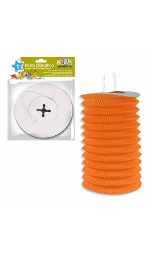 Orange Paper Drop Lantern 15 cm