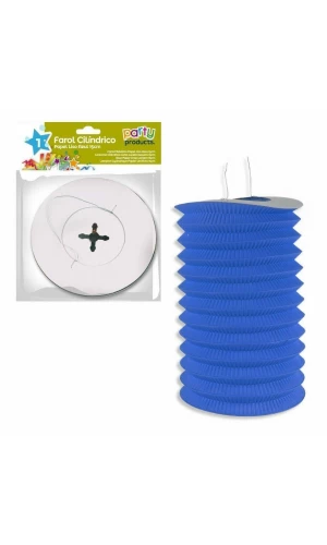 Blue Paper Drop Lantern 15 cm