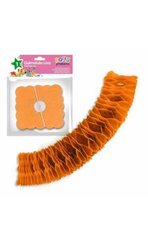 Orange Paper Garland