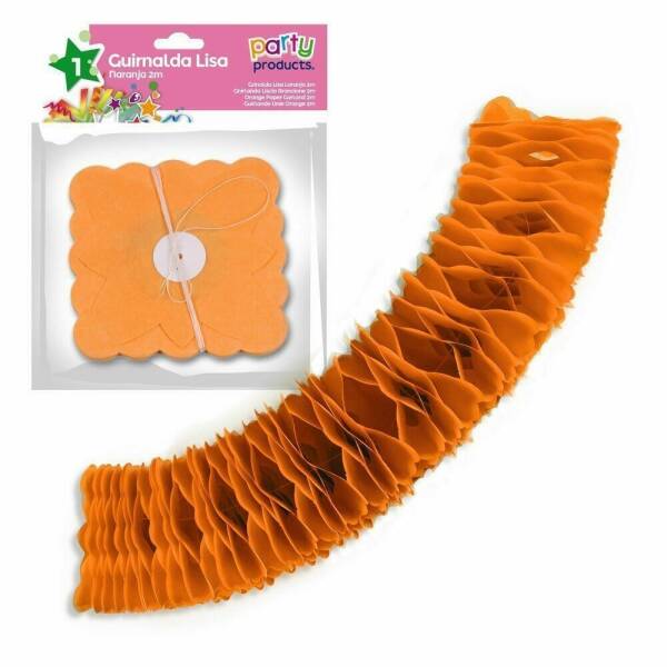 Orange Paper Garland