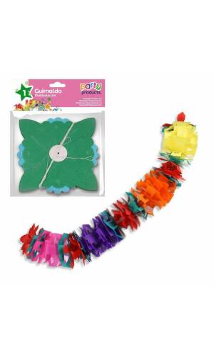 Multicolored Paper Garland Type B 2m