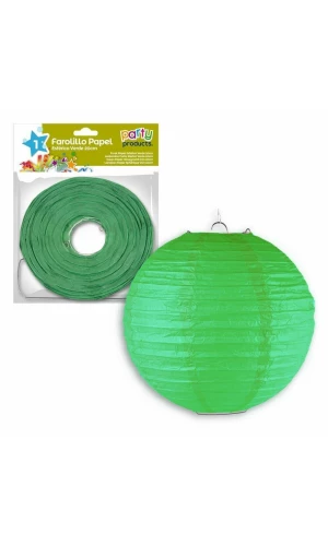 Green Paper Balloon Lantern 20 cm