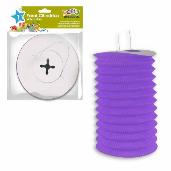 Violet Paper Drop Lantern 15 cm