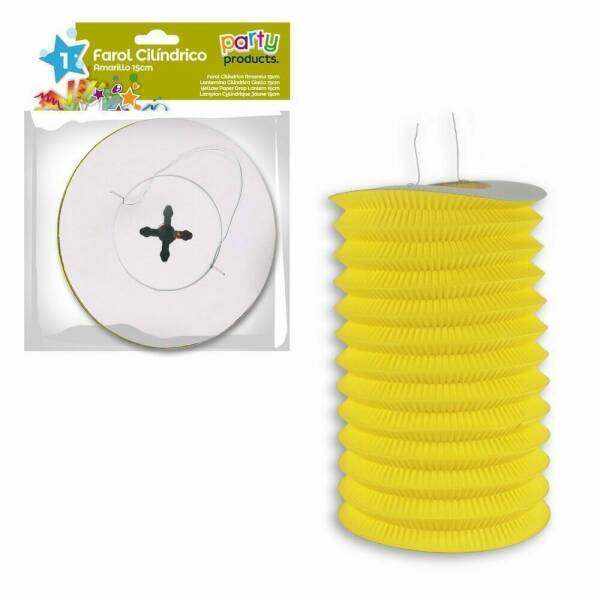 Yellow Paper Drop Lantern 15 cm