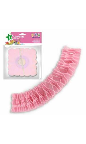 Pink Paper Garland