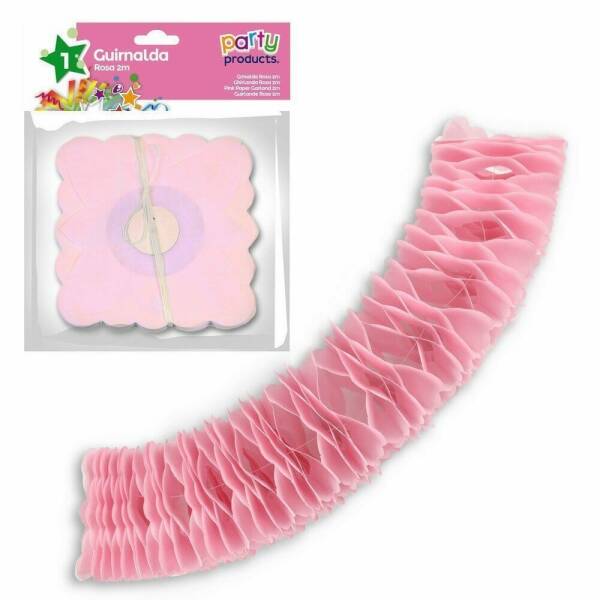 Pink Paper Garland