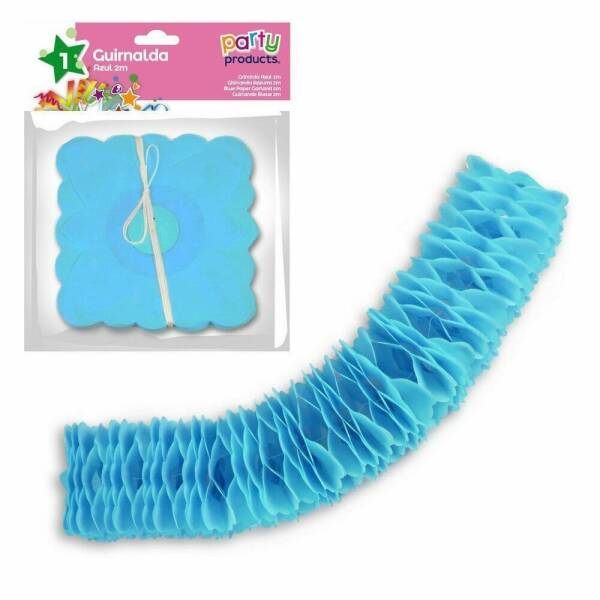 Turquoise Paper Garland