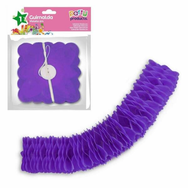 Violet Paper Garland