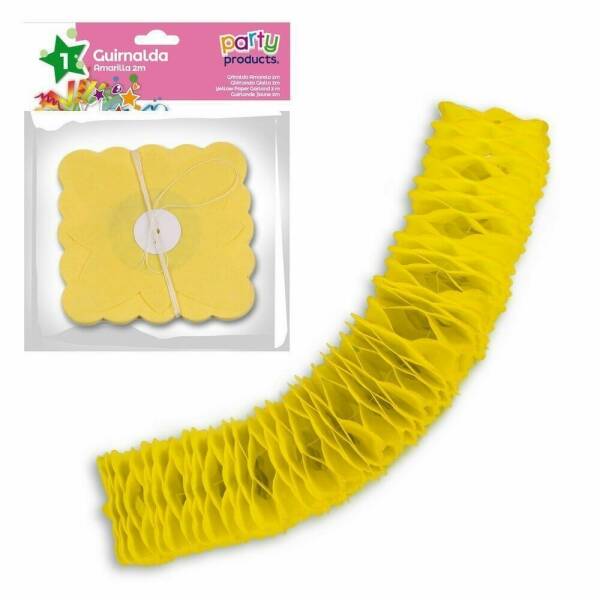 Yellow Paper Garland