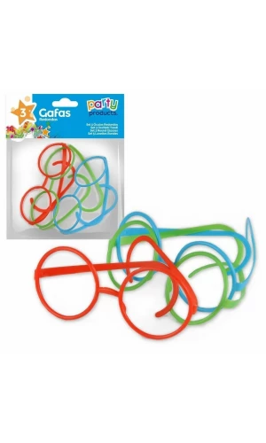 Round Glasses - 3pk