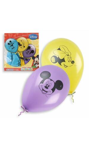 Printed Balloon Mickey M. Club House - 8pk