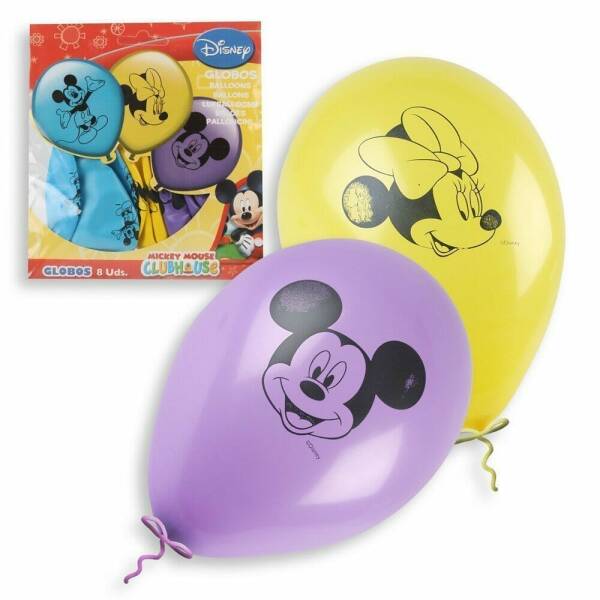 Printed Balloon Mickey M. Club House - 8pk