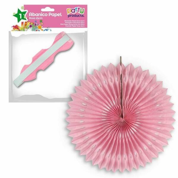 Pink Paper Honeycomb 25 cm