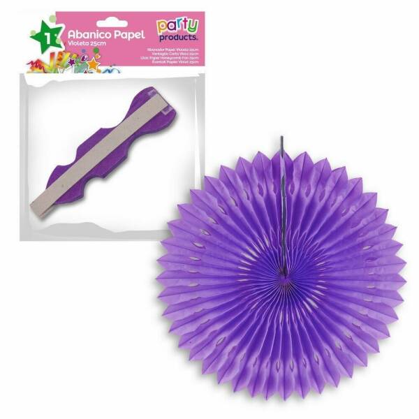 Violet Paper Honeycomb 25 cm