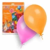 Latex Balloons 23cm (9 Inch) Crystal Assorted Colors - 100pk