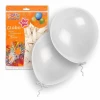 Latex Balloons 23cm (9 Inch) White - 100pk