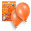 Latex Balloons 23cm (9 Inch) Orange - 100pk