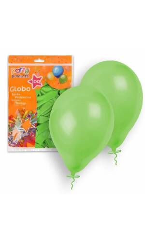 Latex Balloons 23cm (9 Inch) Green - 100pk