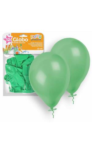 Latex Balloons 23cm (9 Inch) Olive Green - 12pk