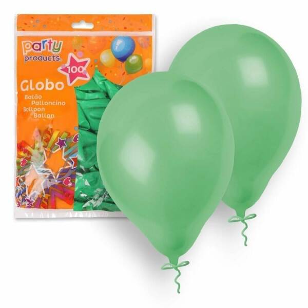 Latex Balloons 23cm (9 Inch) Olive Green - 100pk