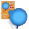 Polyamide Blue Circle Balloon + Stick 46 cm