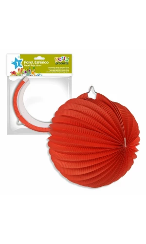 Red Paper Balloon Lantern 25 cm