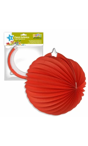 Red Paper Balloon Lantern 30 cm