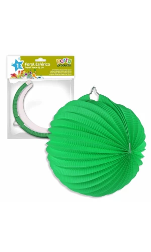 Green Paper Balloon Lantern 25 cm