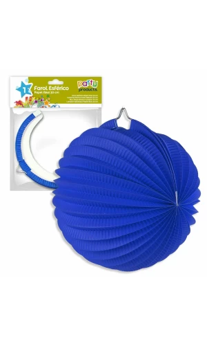 Blue Paper Balloon Lantern 30 cm