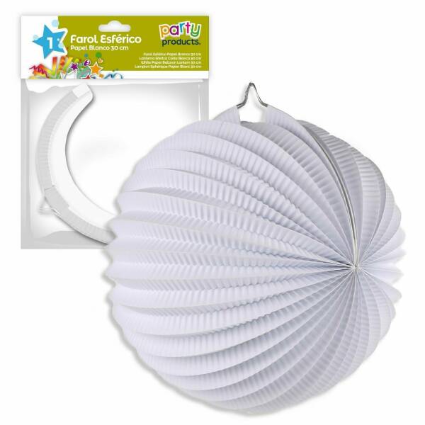 White Paper Balloon Lantern 30 cm