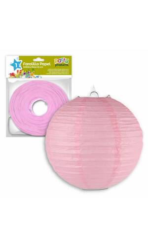Pink Paper Balloon Lantern 25 cm