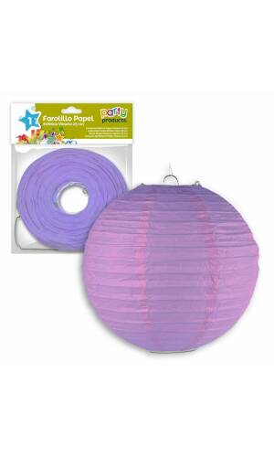 Violet Paper Balloon Lantern 25 cm